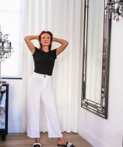 Stillwater White Linen Trouser Pant