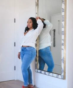 Stillwater White Long Sleeve Button Up