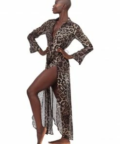 Aguaclara Leopard Print Tunic Coverup 27 Aguaclara Leopard Print Tunic Coverup