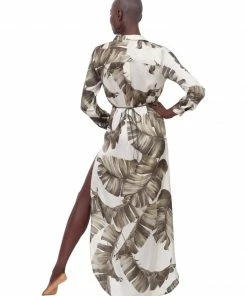 Aguaclara Palm Leaf Tunic Coverup Tops 27 Aguaclara Palm Leaf Tunic Coverup Tops