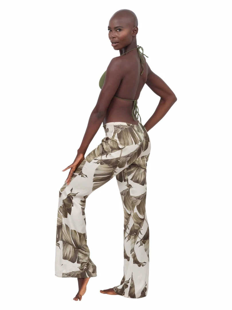 Aguaclara Palm Palazzo Pant 9 Aguaclara Palm Palazzo Pant