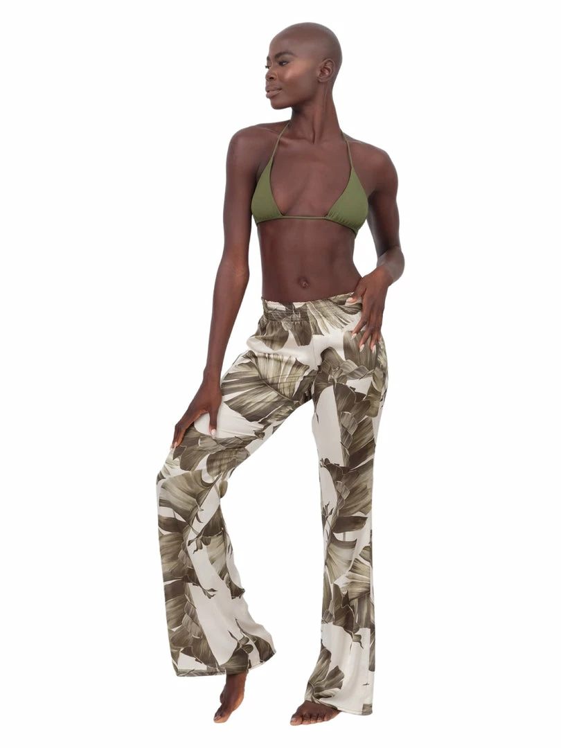 Aguaclara Palm Palazzo Pant 7 Aguaclara Palm Palazzo Pant