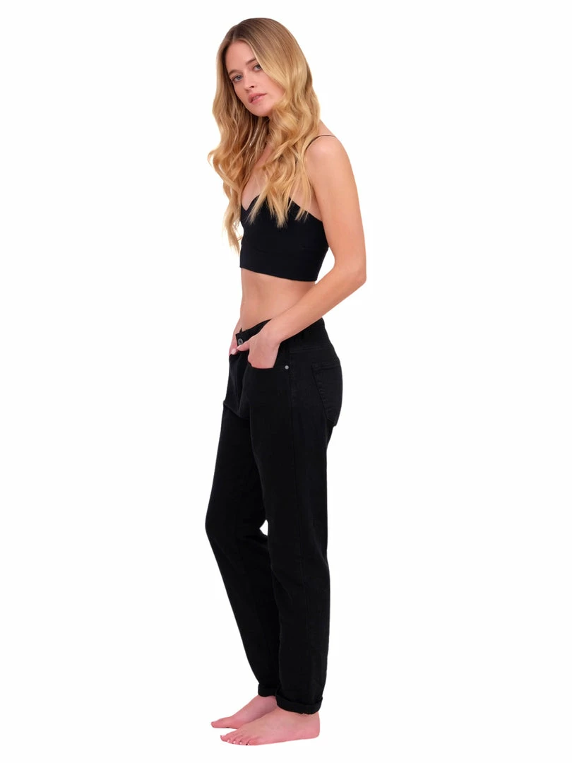 Q2 Black Straight Leg Pant 8 Q2 Black Straight Leg Pant