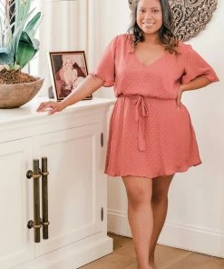 Mumu Anastasia Silk Polka Dot Dress