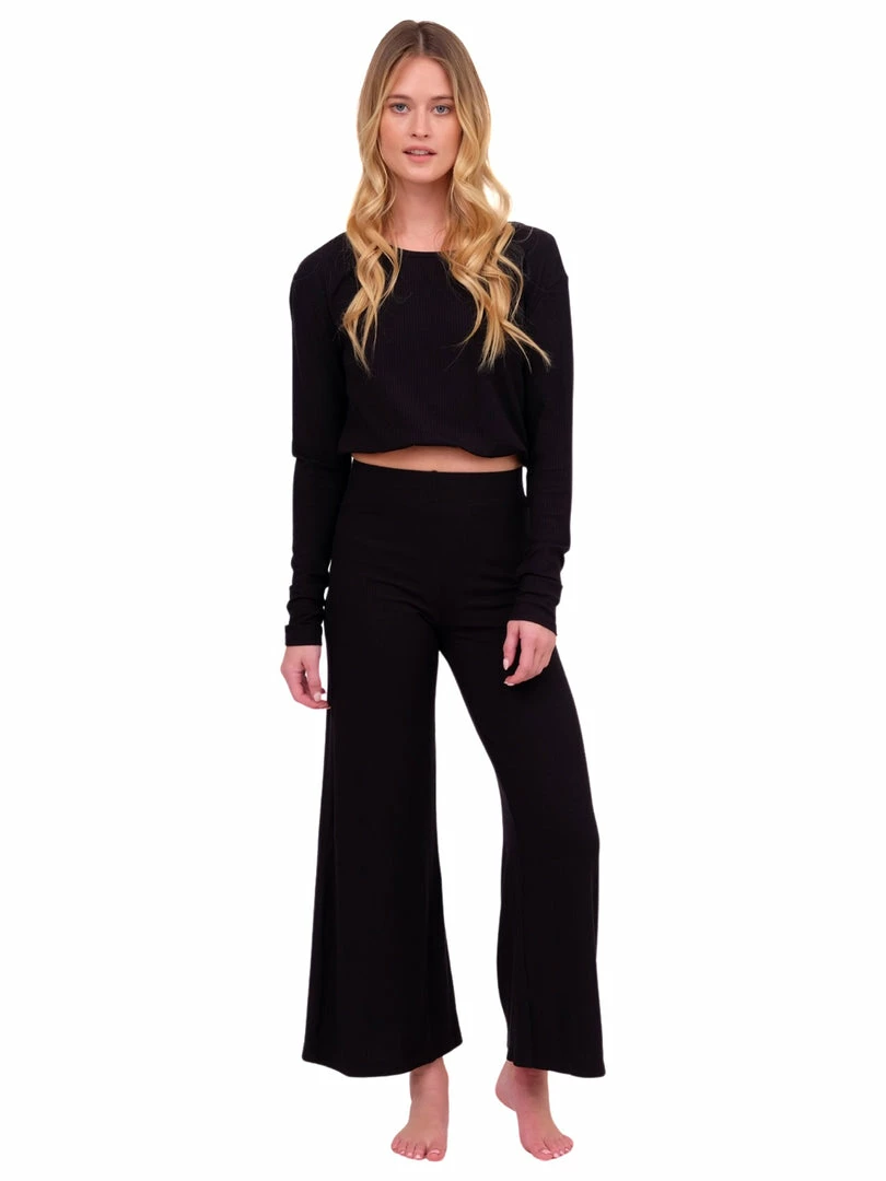 Stillwater Basics Black Ribbed Cropped Sweater 9 Stillwater Basics Black Ribbed Cropped Sweater