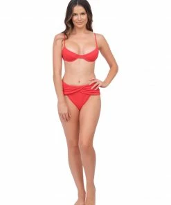 Moeva Skylar Red Bikini Bottoms Swim 17 Moeva Skylar Red Bikini Bottoms Swim
