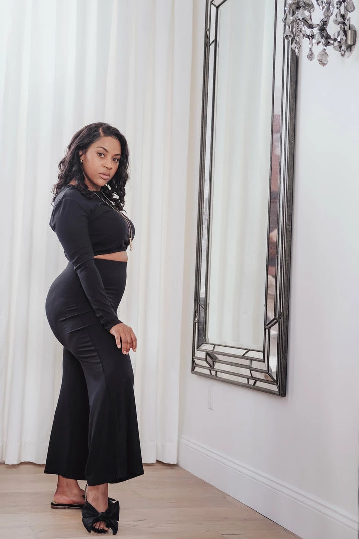 Stillwater Basics Black Ribbed Cropped Sweater 6 Stillwater Basics Black Ribbed Cropped Sweater