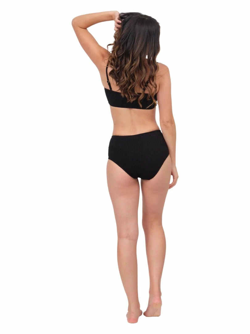 Moeva Black High Waist Wendy Bikini Bottoms Swim 14 Moeva Black High Waist Wendy Bikini Bottoms Swim
