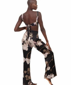 Aguaclara Bottoms Black Exotico Wide Leg Pants 11 Aguaclara Bottoms Black Exotico Wide Leg Pants