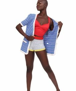 Beachy Side Loulou Striped Cardigan Sweaters 19 Beachy Side Loulou Striped Cardigan Sweaters