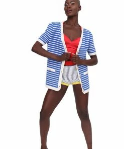 Beachy Side Loulou Striped Cardigan Sweaters 18 Beachy Side Loulou Striped Cardigan Sweaters