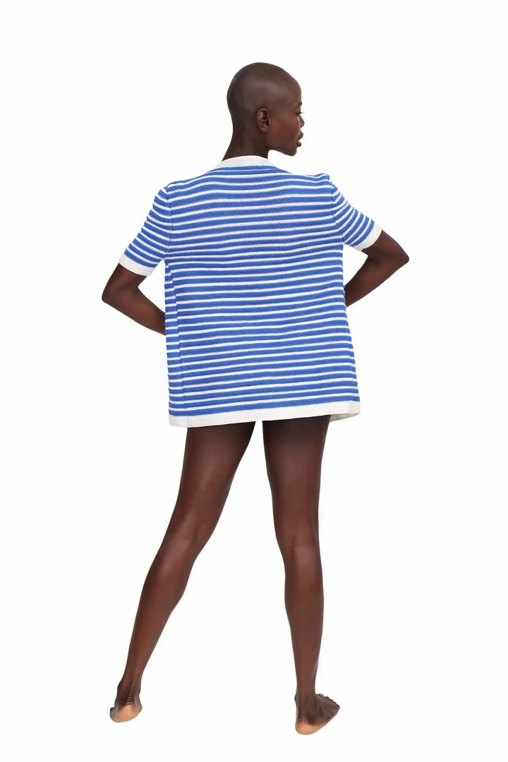 Beachy Side Loulou Striped Cardigan Sweaters 12 Beachy Side Loulou Striped Cardigan Sweaters