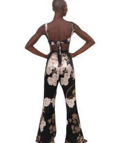 Aguaclara Bottoms Black Exotico Wide Leg Pants 13 Aguaclara Bottoms Black Exotico Wide Leg Pants