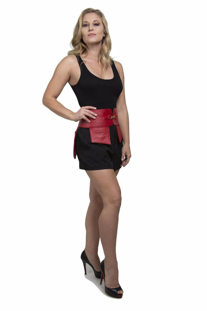 Alexa Stone Red Jaqui Leather Belt Accessories 8 Alexa Stone Red Jaqui Leather Belt Accessories