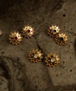 La Sierra Accessories Terracotta Sun Earrings