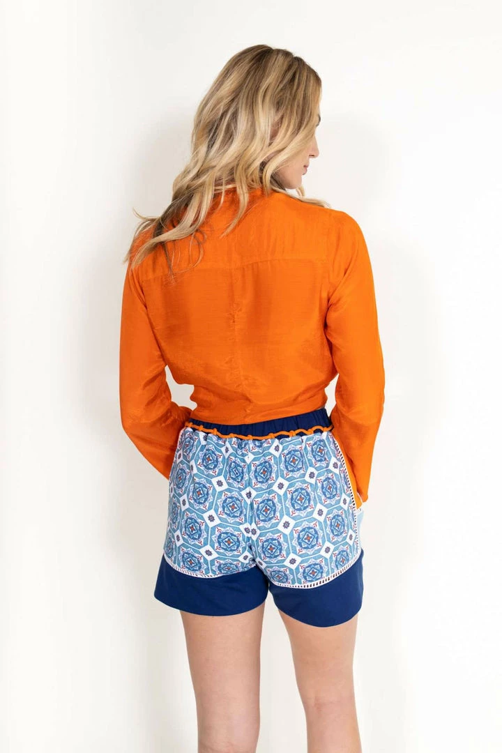Rinku Mexico Tile Shorts Bottoms
