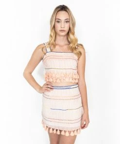 Saylor Pink Tassel Mini Skirt 14 Saylor Pink Tassel Mini Skirt
