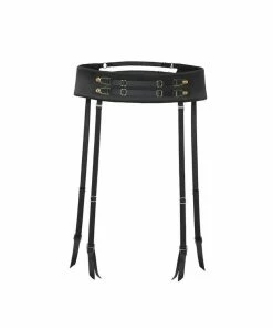 Murmur Accessories Black Secure Satin Belt