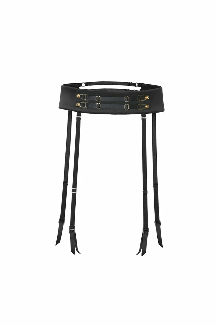 Murmur Accessories Black Secure Satin Belt 3 Murmur Accessories Black Secure Satin Belt