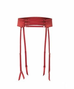 Murmur Red Secure Satin Belt Accessories