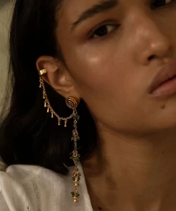 La Sierra Agate Chain Earcuff