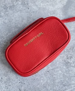 Etsy Accessories Red Leather Makeup Brush Holder