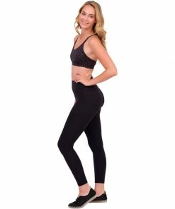 Glyder Metallic Polka Dot Strappy Sports Bra Activewear