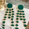 La Sierra Emerald Green Bazaar Earrings Accessories