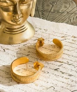 La Sierra Estela Medium Hoop Earrings