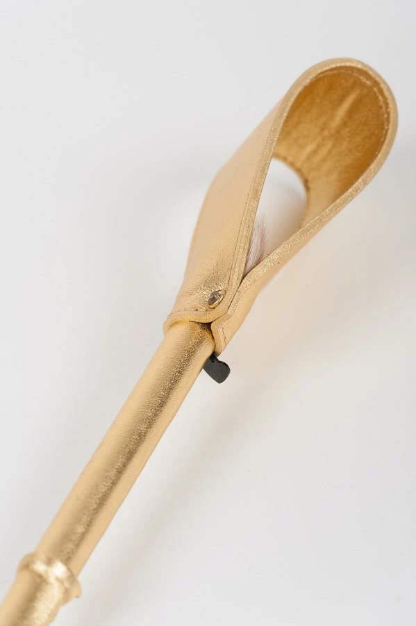 Fraulein Kink Golden Leather Crop 5 Fraulein Kink Golden Leather Crop