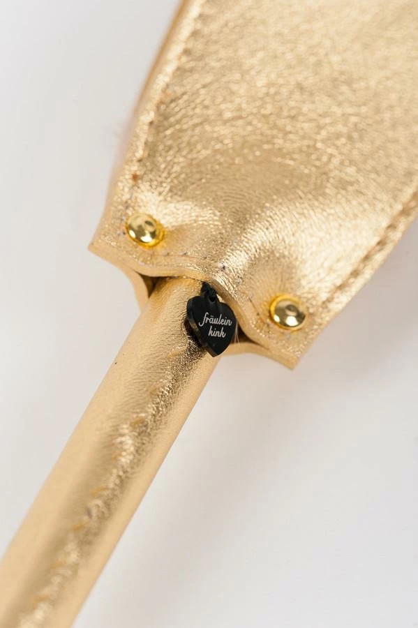 Fraulein Kink Golden Leather Crop 7 Fraulein Kink Golden Leather Crop