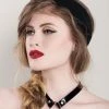 Fraulein Kink Black Satin Turban Headband