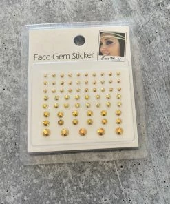 Western Fashion Inc Accessories Gold Face Gems