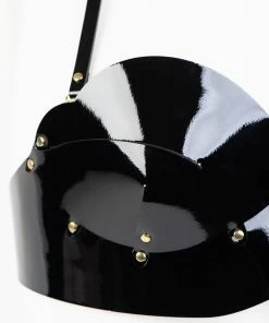 Fraulein Kink Black Italian Patent Leather Bra