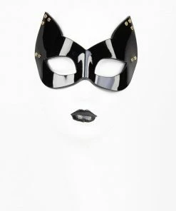 Fraulein Kink Lingerie Leather Kitten Mask