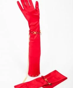 Fraulein Kink Lingerie Rouge Gloves