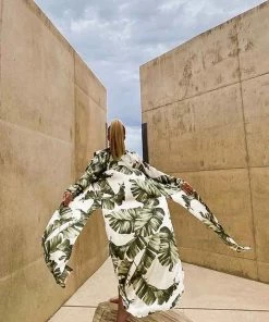 Aguaclara Palm Leaf Tunic Coverup Tops 20 Aguaclara Palm Leaf Tunic Coverup Tops