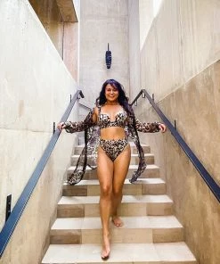 Aguaclara Leopard Print Tunic Coverup 21 Aguaclara Leopard Print Tunic Coverup