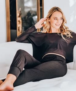 Lalita Basics Track Pants With Embellished Cuff