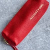 Etsy Accessories Red Leather Pencil Case