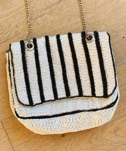 Guadalupe LLC Accessories Beaded Piano Purse