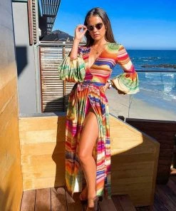 MOS Rainbow Canyon Maxi Robe Swim 23 MOS Rainbow Canyon Maxi Robe Swim