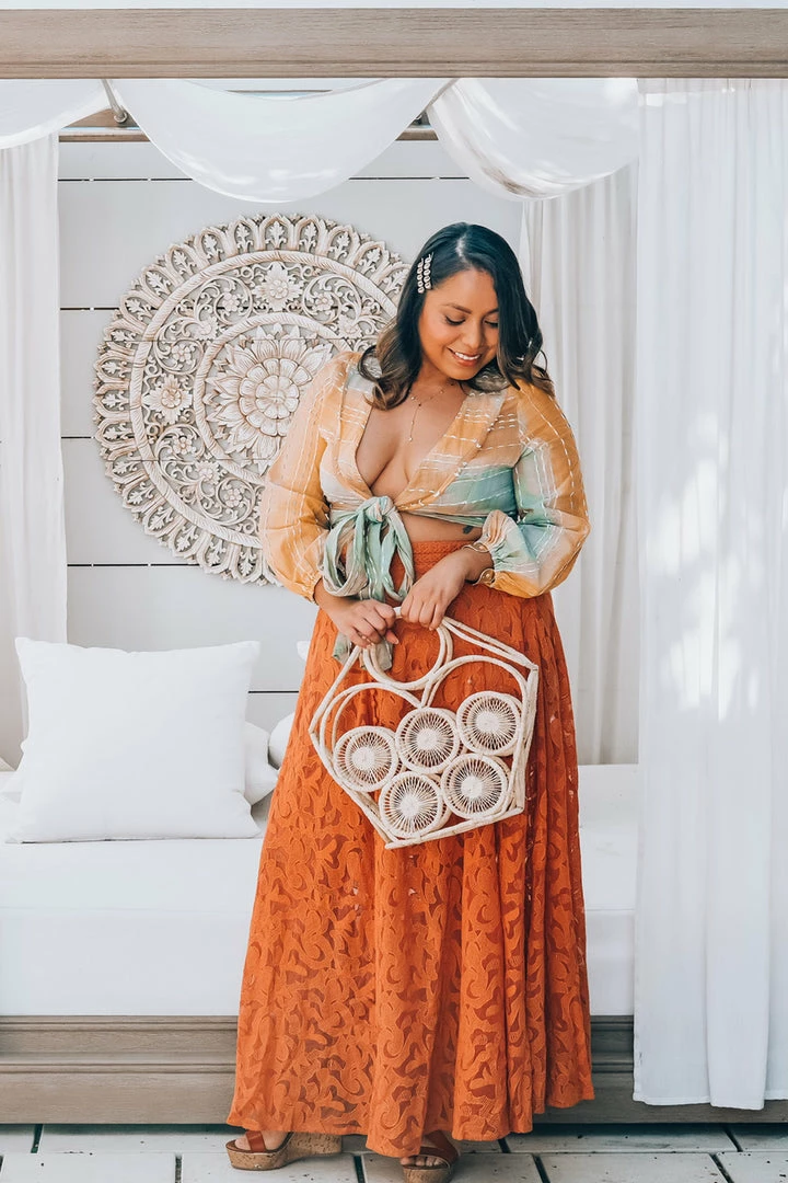 Z&L Summer Sunset Wrap Top Tops 4 Z&L Summer Sunset Wrap Top Tops