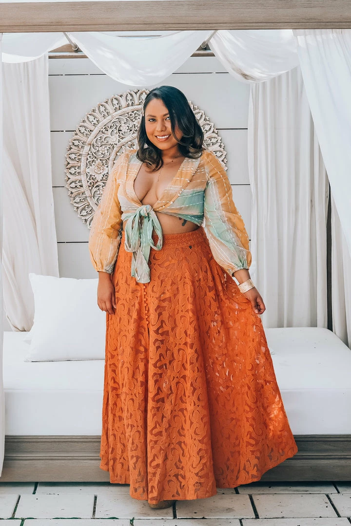 Z&L Summer Sunset Wrap Top Tops 5 Z&L Summer Sunset Wrap Top Tops