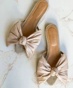 Jessica Caballero Ivory Bow Flats Nudes